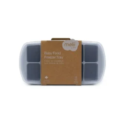Melii Silicone Baby Food Freezer Tray with Lid - Luxe Luxe Grey Clearance