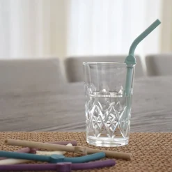 Melii Silicone Luxe Animal Straws with Cleaning Brush Best