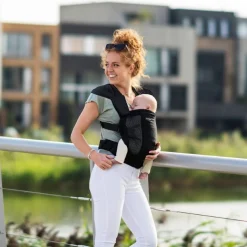 Minimonkey Mesh Baby Carrier - Clearance Black New