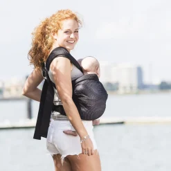 Minimonkey Twin Carrier - Mesh Black Clearance