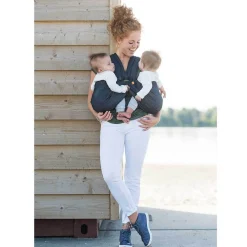 Minimonkey Twin Carrier - Mesh Black Clearance