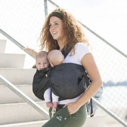 Minimonkey Twin Carrier - Mesh Black Clearance