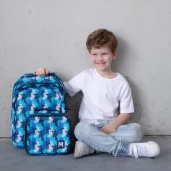 MontiiCo Junior Backpack Block Land Clearance
