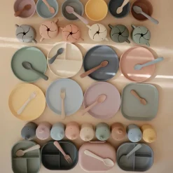 Mushie Dinnerware Round Plate 2pc Sale