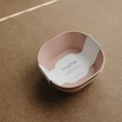 Mushie Dinnerware Square Bowl 2pc Clearance