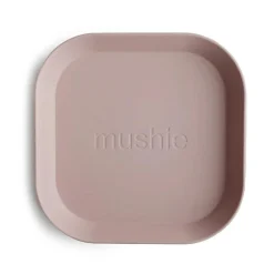 Mushie Dinnerware Square Plate 2pc Clearance