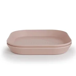 Mushie Dinnerware Square Plate 2pc Clearance
