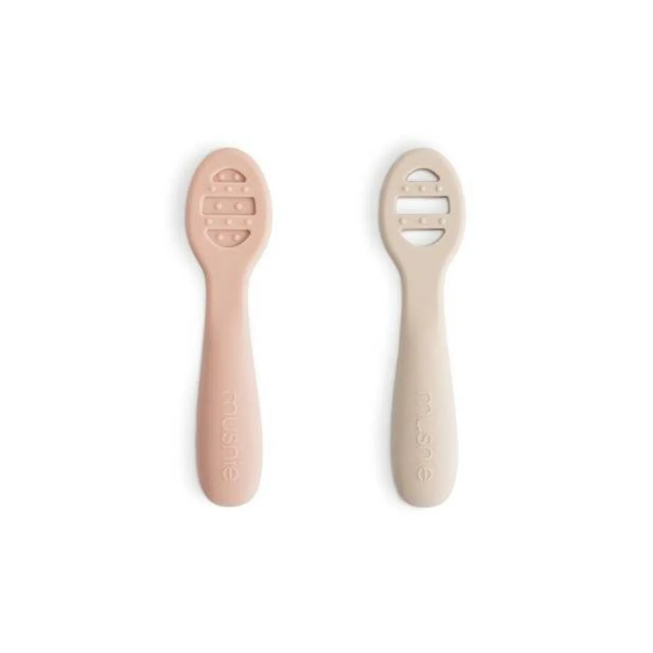Mushie First Feeding Baby Spoons 2pk Fashion