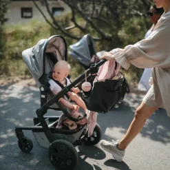 Mushie Pacifier Holder Hot