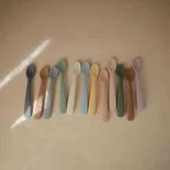 Mushie Silicone Feeding Spoons 2pk Discount