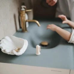 Mushie Silicone Finger Toothbrush 2pk Clearance