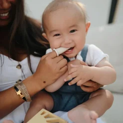 Mushie Silicone Finger Toothbrush 2pk Clearance