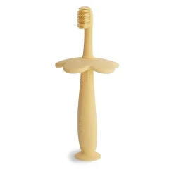 Mushie Silicone Flower Training Toothbrush Online
