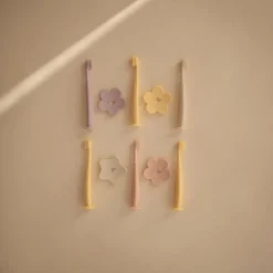 Mushie Silicone Flower Training Toothbrush Online