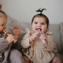 Mushie Silicone Flower Training Toothbrush Online