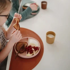 Mushie Silicone Suction Plate (Divided Plate) New