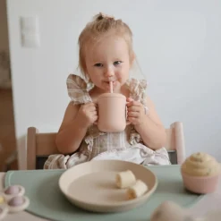 Mushie Silicone Training Cup & Straw Discount