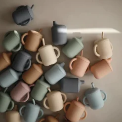 Mushie Silicone Training Cup & Straw Discount