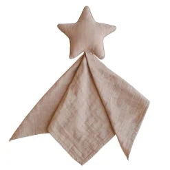 Mushie Star Lovey Blanket - Clearance Natural Online