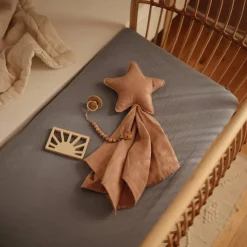 Mushie Star Lovey Blanket - Clearance Natural Online