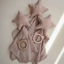 Mushie Star Lovey Blanket - Clearance Natural Online