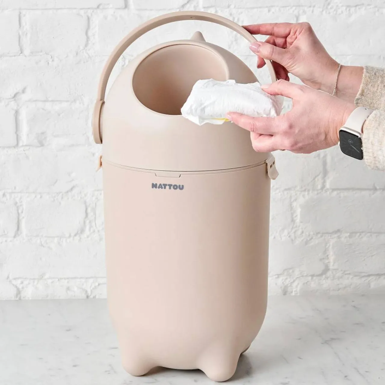 Nattou DROPY Nappy Bin Hot