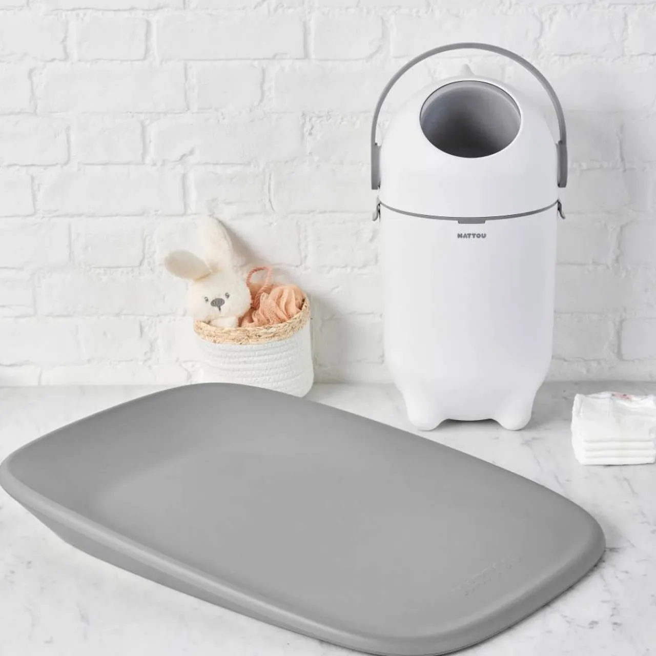 Nattou DROPY Nappy Bin Hot