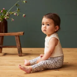 Nature Baby Derby Singlet Bodysuit - 2 Pack Natural Clearance