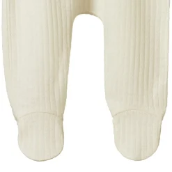 Nature Baby Merino Pointelle Footed Romper Natural Outlet