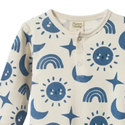 Nature Baby Organic Cotton Henley Pyjama Suit Sale