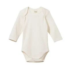Nature Baby Pointelle Long Sleeve Bodysuit Hot