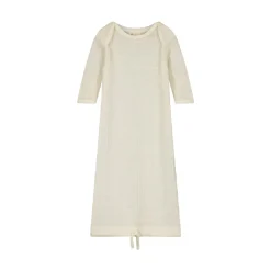 Nature Baby Pointelle Merino Essentials Gown Natural Online