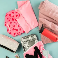 Nestling Neon by Double Pocket Wet Bag Hot