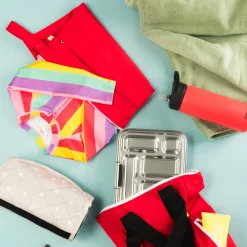 Nestling Neon by Double Pocket Wet Bag Hot