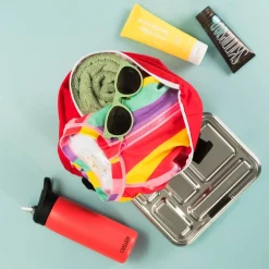 Nestling Neon by Double Pocket Wet Bag Hot