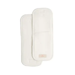 Nestling Cotton/Bamboo Rectangle Inserts -2 pack Clearance