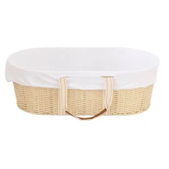 Nestling Moses Basket Natural Online