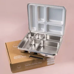 Nestling Stainless Steel Jumbo Bento Box Clearance
