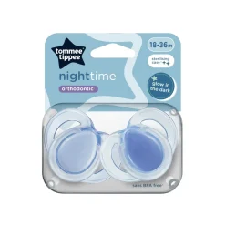 Tommee Tippee Night Time Soothers - 2 pack Fashion
