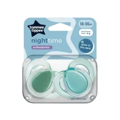 Tommee Tippee Night Time Soothers - 2 pack Fashion