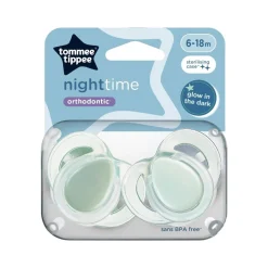 Tommee Tippee Night Time Soothers - 2 pack Fashion