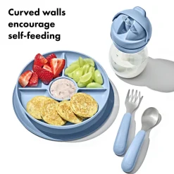 OXO Tot Stick & Stay Suction Divided Plate New