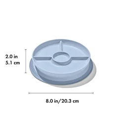 OXO Tot Stick & Stay Suction Divided Plate New