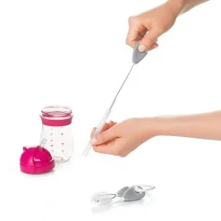 OXO Tot Straw & Sippy Cup Top Cleaning Set Grey Hot