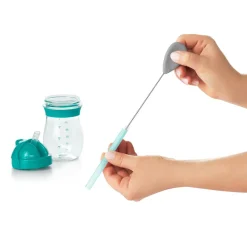 OXO Tot Water Bottle & Straw Cup Cleaning Set Grey Best