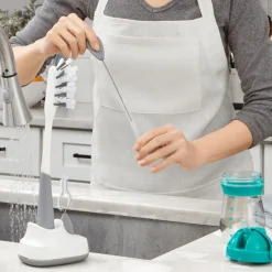 OXO Tot Water Bottle & Straw Cup Cleaning Set Grey Best