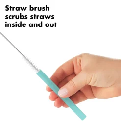 OXO Tot Water Bottle & Straw Cup Cleaning Set Grey Best