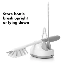 OXO Tot Water Bottle & Straw Cup Cleaning Set Grey Best