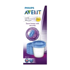 Phillips Avent Milk Storage Cups 5 pack Clearance