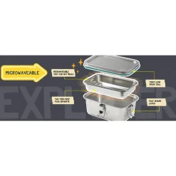 PlanetBox Stainless Steel Lunchbox - Explorer PlanetBox Stainless Sale